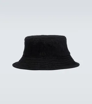 Wool-blend felt bucket hat