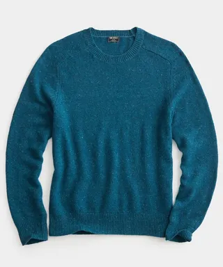 Donegal Crewneck Sweater in Cornflower
