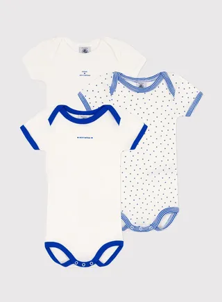 Kids 3 Pack Assorted Bodysuits