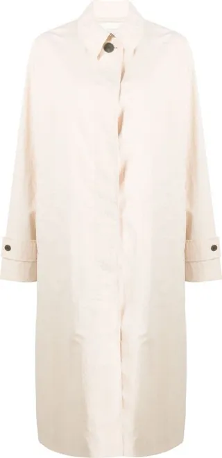 Holin buttoned raincoat