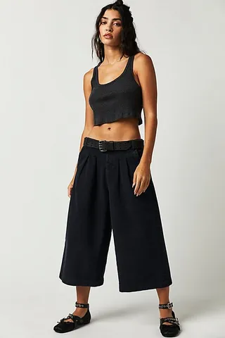 Hard Rain Gaucho Pants by Free People