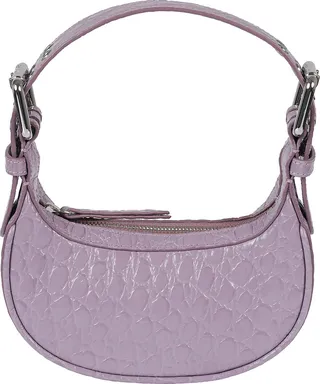 Lilac Leather Mini Soho Tote