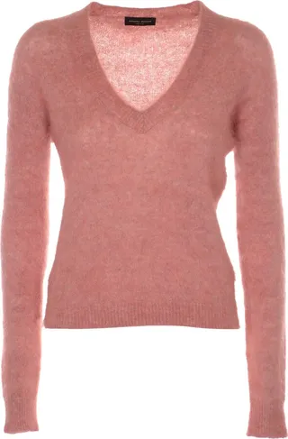 V-neck Ribbed Sweater