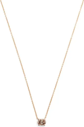 18kt Rose Gold Diamond Necklace