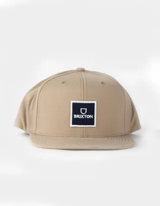 BRIXTON Alpha Square MP Mens Snapback Hat