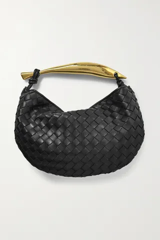 Bottega Veneta - Sardine Intrecciato Leather Tote - Black