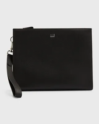 Men's Cadogan Leather Zip Pouch