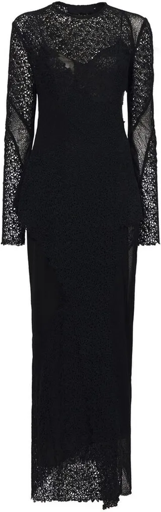 Cut-Out Guipure-Lace Dress
