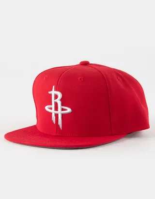 MITCHESS & NESS Houston Rockets Core Mens Snapback Hat