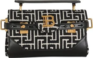 B-Buzz 19 leather bag with jacquard monogram