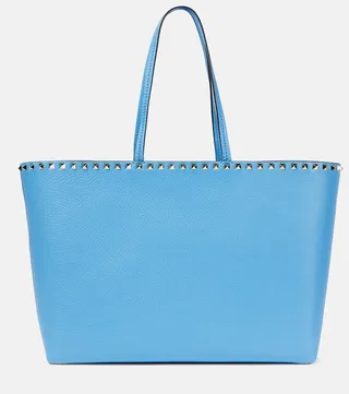 Rockstud Large leather tote bag