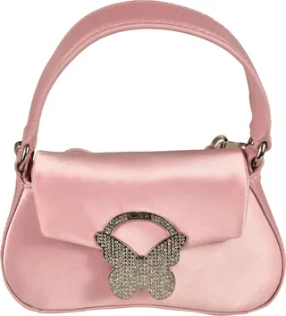 Crystal Embellished Butterfly Flap Shoulder Bag Blugirl