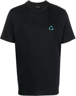 slogan-print crew-neck T-shirt