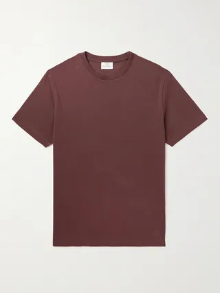 Logo-Embroidered Pima Cotton-Jersey T-Shirt