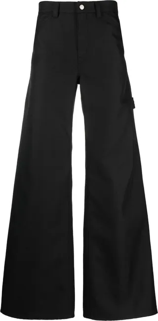 Wide-Leg Tailored Trousers