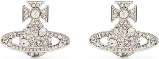 Orb crystal-embellished stud earrings
