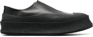 Slip-On Leather Sneakers