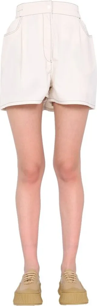 Sunnei Logo Patch Shorts