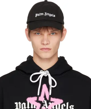 Palm Angels Black Classic Cap