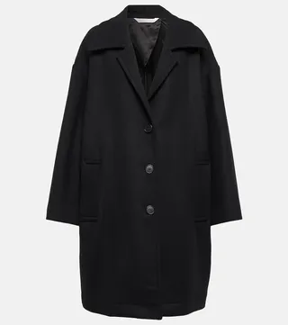 Wool-blend coat