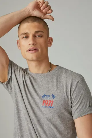 On Any Sunday Flag Tee