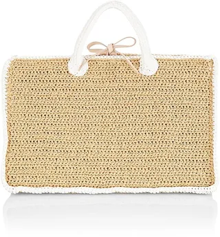 Terra Woven Raffia Tote