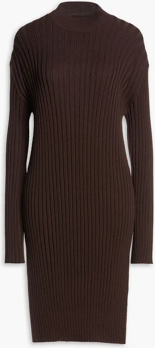 Ribbed wool dress