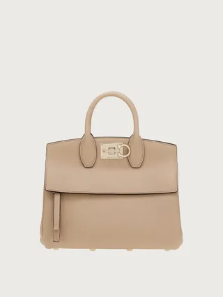 Ferragamo Women Ferragamo Studio bag (S) Beige