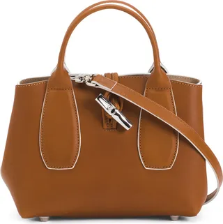 Roseau Luxe Leather Satchel