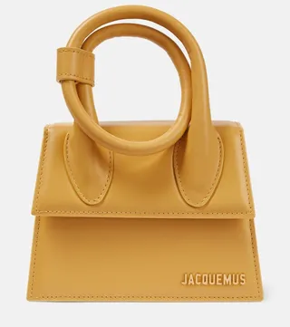 Le Chiquito Noeud leather tote bag