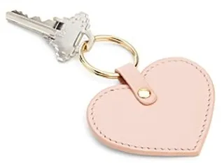 Royce Leather Heart Key Fob