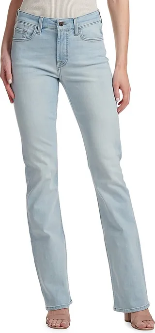 Mid-Rise Boot-Cut Jeans