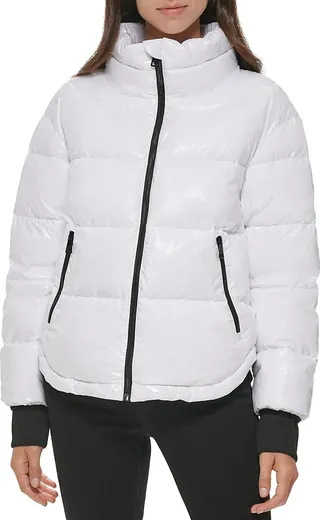 Channel Quilted Puffer Jacket