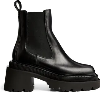 Sandro Leather Chelsea Boots