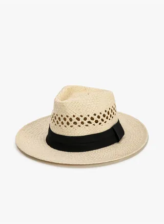 Straw Fedora Hat