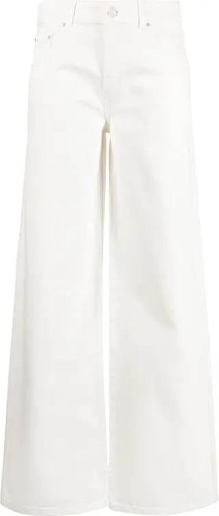 Wide-Leg Cotton Jeans