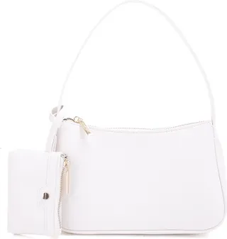 Mali Recycled Vegan Leather Baguette Shoulder Bag