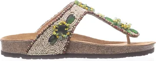 Flip-flop With Bead Embroidery