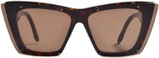 Alexander McQueen Eyewear Cat-Eye Frame Sunglasses