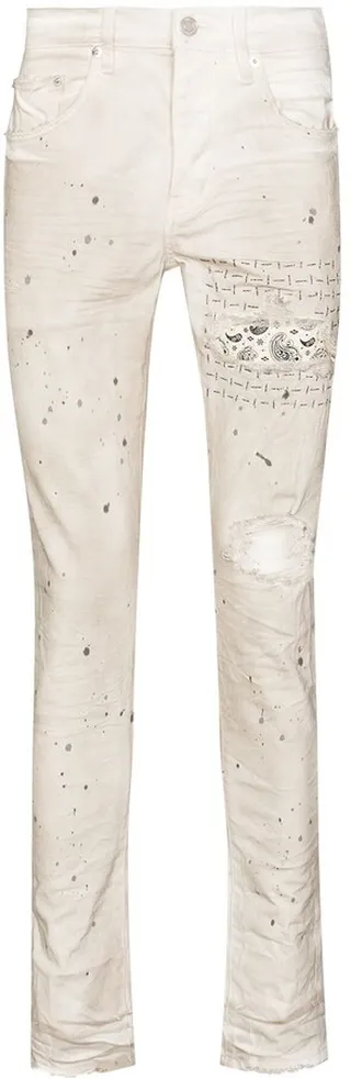 Bandana Patch Skinny Jeans
