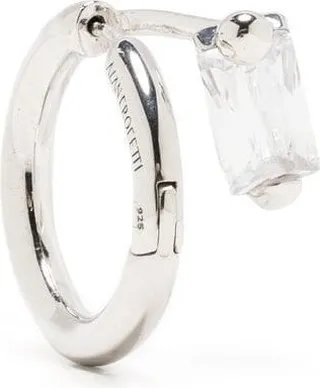 Clear Hybrid Hoop earring