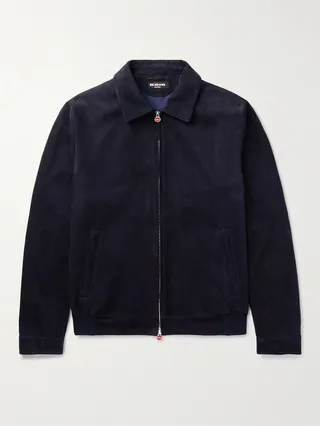 Suede Harrington Jacket