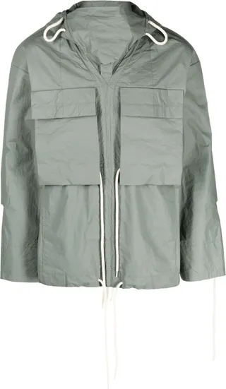 Short Hooded Parka Coat
