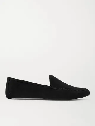 Maurice Cashmere-Lined Suede Slippers