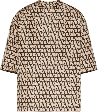 Valentino Garavani Silk Monogram T-Shirt