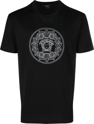 embroidered-logo cotton T-shirt