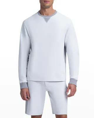 Men's Double-Sided Comfort Knit Crewneck Sweatshirt