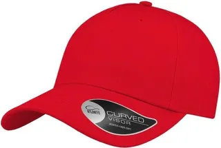 Atlantis Atlantis 5 Panel Structured Cap - Red