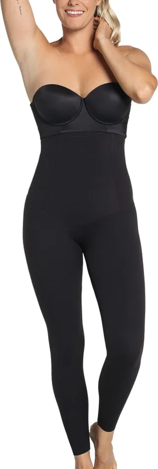 Leonisa Women's Extra High Waisted Firm Compression Leggings