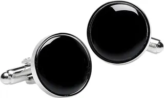 Reorder Sterling Silver & Onyx Cufflinks